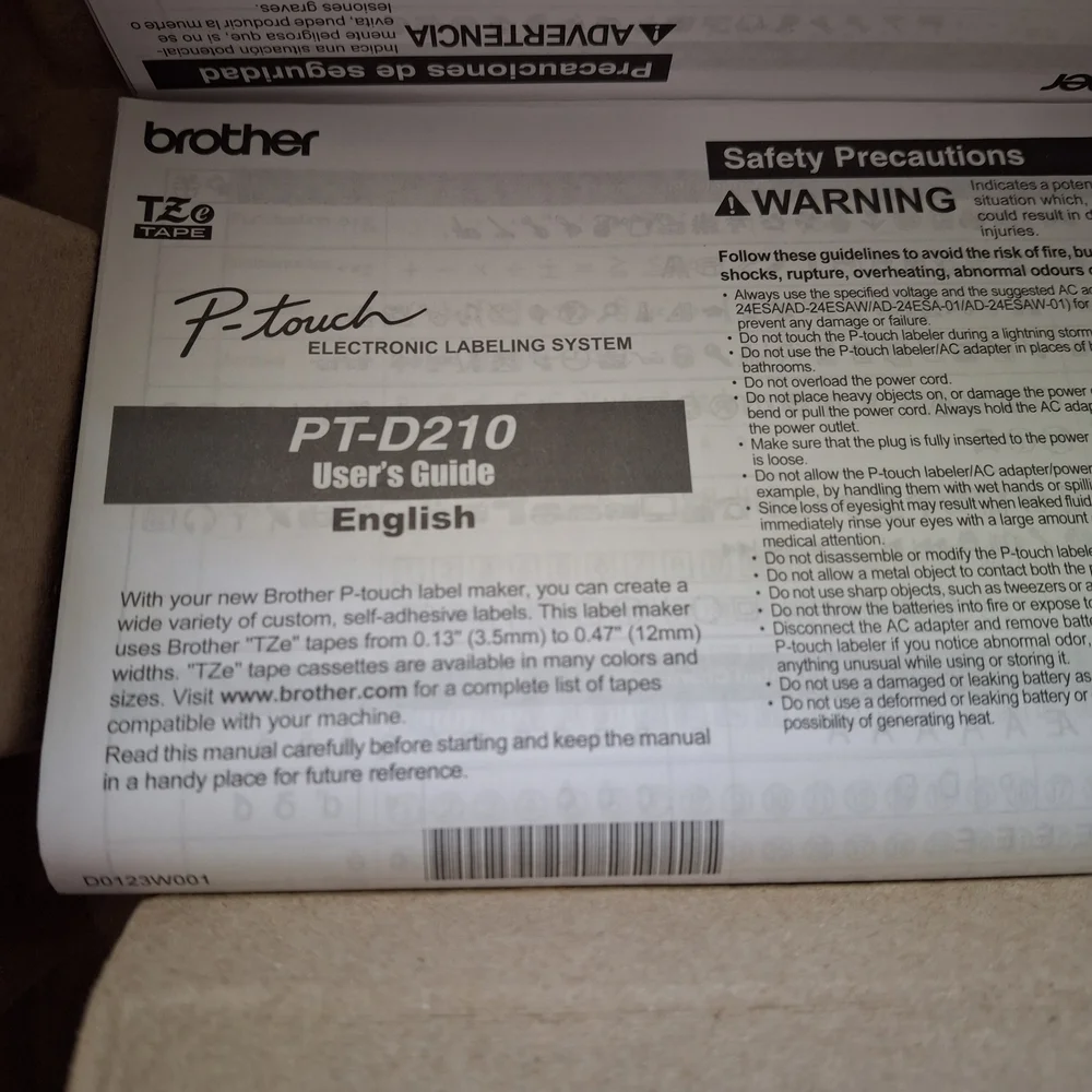Brother P-touch PT-D210 compact Label Maker NEW